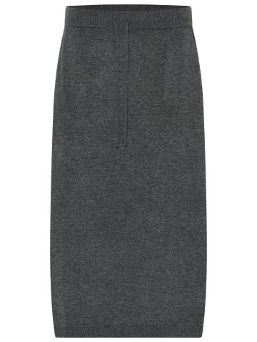 Lundgaard Kjole - Alpaca Skirt - Grey Melange