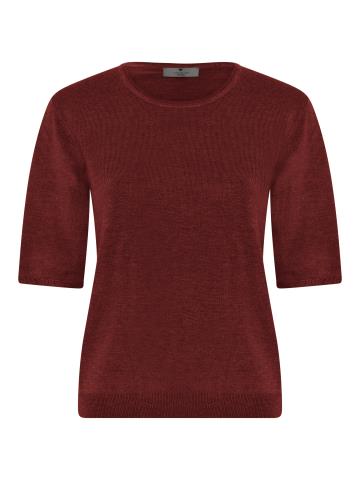 Lundgaard strik t-shirt -Winter Red