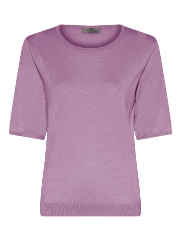 Lundgaard strik t-shirt - Lavendel