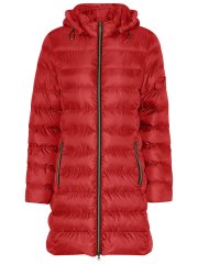 Etage jakke - Recycled Fabric DownMix - Winter Red