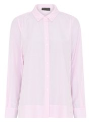 Lundgaard skjorte - Rosa med diskret strib