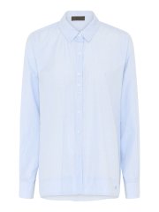 Lundgaard skjorte - Lyseblå med diskret strib