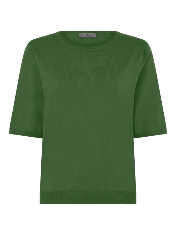 Billede af Lundgaard strik t-shirt - Grøn