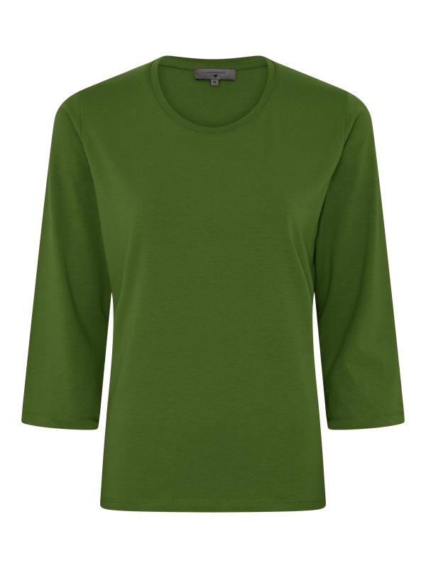 Lundgaard Basis T-shirt 3/4 ærme - Grøn