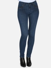 Cero jeans Magic fit model BOTTOM UP - længde 80 cm - blå