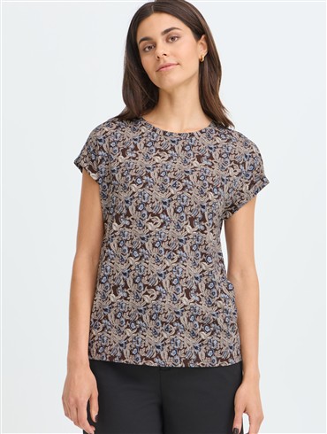 Fransa Top 900112328 - Entangle Small Hot Fudge