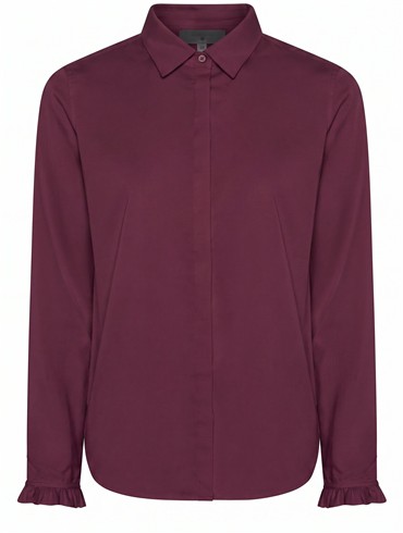 Lundgaard Skjorte Bordeaux 778